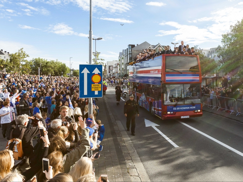 Euro 2016: Rapturous Reykjavik Reception For Iceland's Heroes