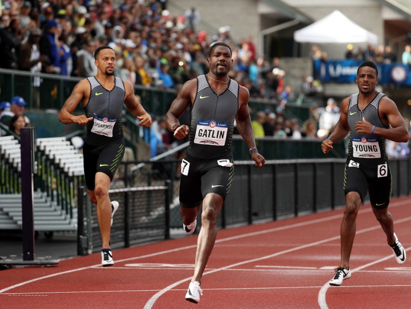 Justin Gatlin Powers To Victory in 200 Meters in US Olympic Trials For Rio 2016