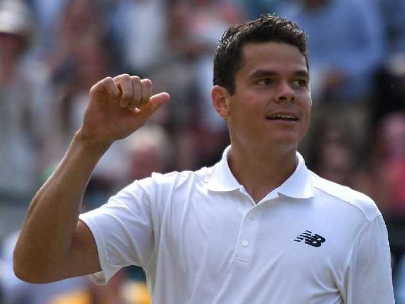 Milos Raonic Powers Into Wimbledon Semi-Finals