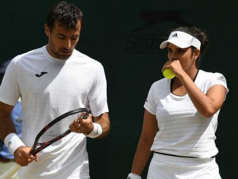 Wimbledon: Sania Mirza, Rohan Bopanna Crash Out in Mixed Doubles