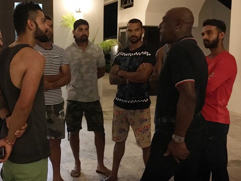 Indian Cricket Team Meets Viv Richards Ahead of First Test vs West Indies