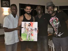 Virat Kohli's Test Double Hundred Blows Away King Viv's Son, Mali Virat Kohli's Test Double Hundred Blows Away King Viv's Son, Mali