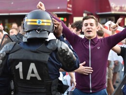 Euro 2016: French Riot Squad Charges Against England, Russia Fans Euro 2016: French Riot Squad Charges Against England, Russia Fans