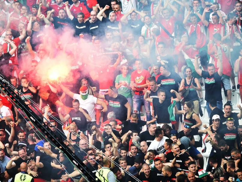 Euro 2016: UEFA Sanctions Hungary For Crowd Trouble in Iceland Match