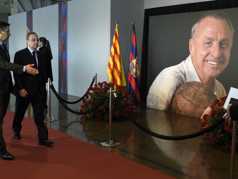 Real Madrid Chief Florentino Perez Says Johan Cruyff Will Live Forever