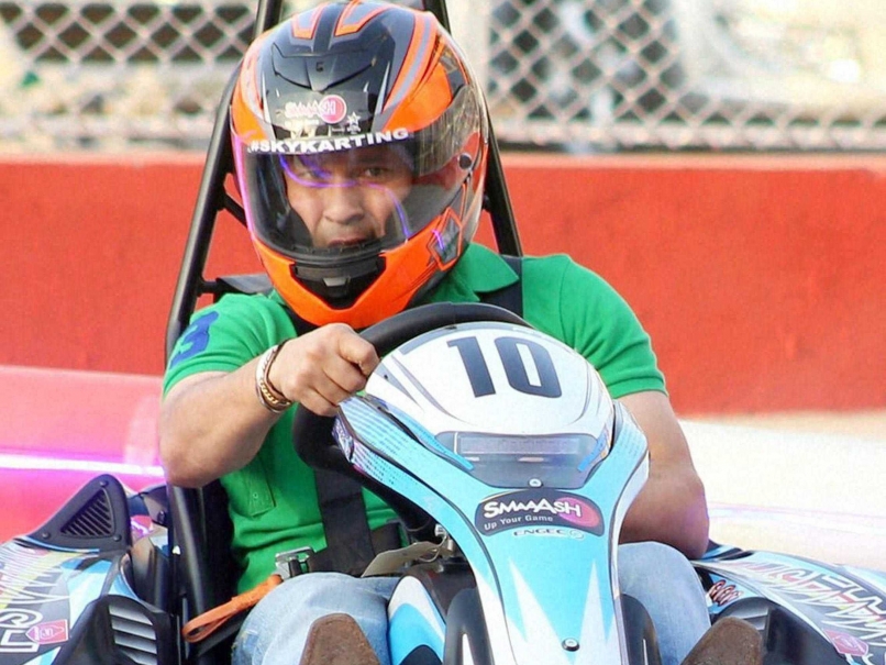 Sachin Tendulkar Inaugurates Sky Karting Track in Mumbai