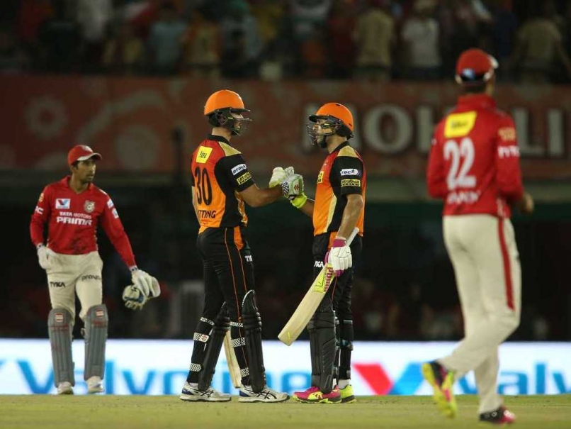 IPL: SRH All But Through Play-Offs With Seven-Wicket Win Over KXIP