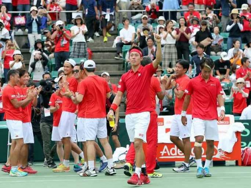 Kei Nishikori Helps Japan Return to Davis Cup Elite