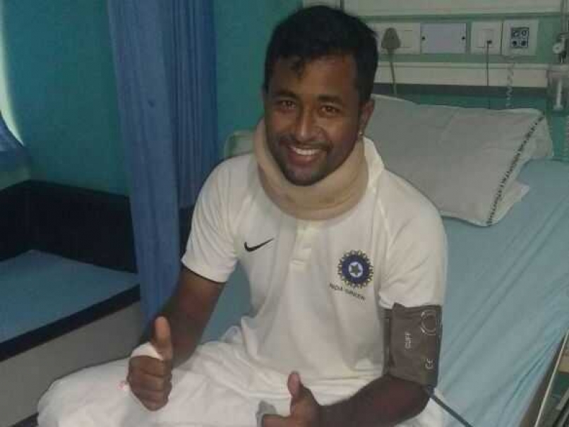 Duleep Trophy: Pragyan Ojha Hit on Head By Ball During Fielding