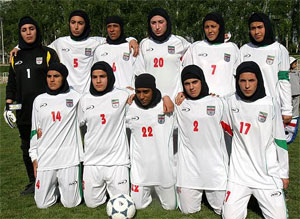 Iran to protest hijab ban on women's football team