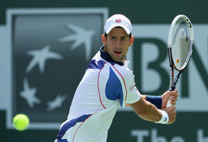 Djokovic crushes Gulbis, Jankovic out