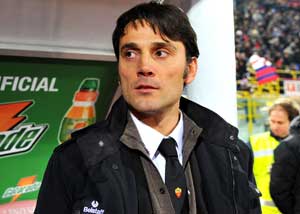 Montella criticises De Rossi over Bari elbow