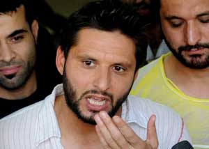 Afridi asks to be rested