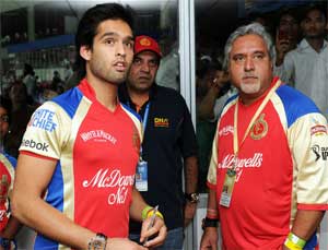 Position on the table shows our character: Mallya