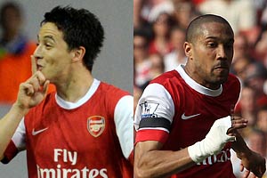 Wenger confident Nasri and Clichy will stay