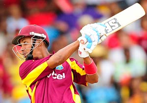 1st T20I: Lendl Simmons takes West Indies to 8-wicket win over Zimbabwe