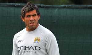 Mancini unsure about Tevez's future in City