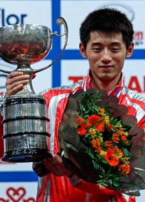 Olympics: China's Zhang wins men's table tennis gold