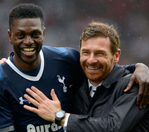 Emmanuel Adebayor fires Tottenham into top four