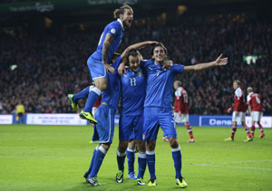 Italy secure draw against Denmark in FIFA World Cup qualifiers