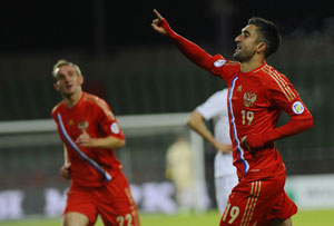 Russia thrash Luxembourg to close in on 2014 FIFA World Cup berth