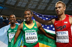 Mohammed Aman delivers first 800m medal for Ethiopia with gold at world athletics
