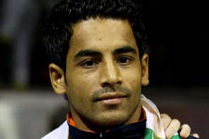 Amandeep enters second round of men's boxing in National Games