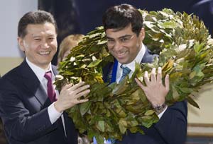 A gold medal and $1.4 million for Viswanathan Anand