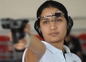 Rahi, Annu fail to make the final of 25m pistol event