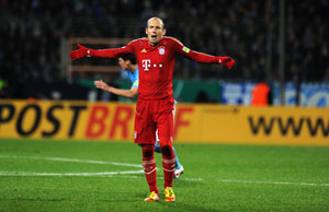 Arjen Robben unhappy with bench role at Bayern Munich