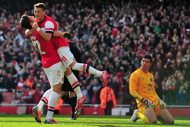 FA Cup: Arsenal F.C. beat Everton 4-1 to cruise into semifinals