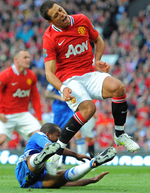 Ferguson livid with Cole's tackle on Hernandez