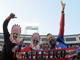 Atletico Madrid bring wave of celebration admist gloom of economic depression Atletico Madrid bring wave of celebration admist gloom of economic depression
