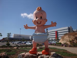 Israel nixes diapered baby as Olympic mascot