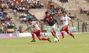 Mohun Bagan held by Shillong Lajong