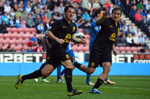 Former Wigan star Leighton Baines grabs point for Everton