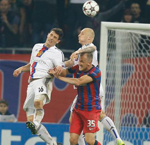 Steaua Bucharest and Basel draw 1-1 in Champions League