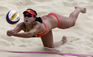 Olympics: Fear not, bikinis galore in beach volleyball opener