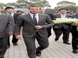 Stampede over David Beckham injures five in Shanghai Stampede over David Beckham injures five in Shanghai