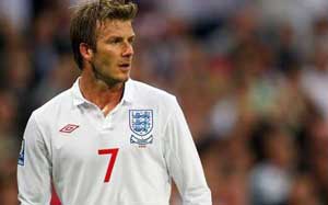 Beckham's England career to be honoured at Wembley