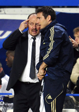 Ugly scenes can't ruin Lampard milestone, says Rafael Benitez