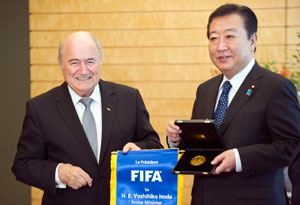 Blatter says Japan could host 2019 Women's World Cup
