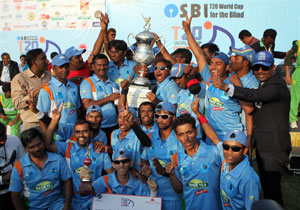India trounce Pakistan to win T20 World Cup for blind