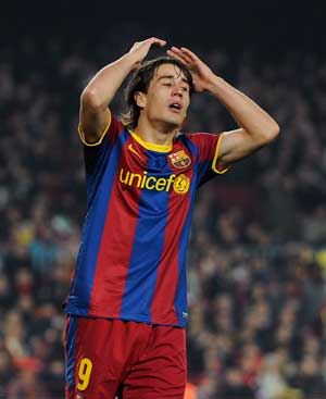 Barcelona's Bojan Krkic out for 6 to 8 weeks