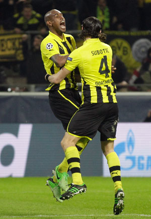 UEFA Champions League: Borussia Dortmund leave it very late to defeat Malaga 3-2