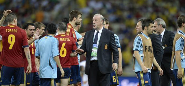 Spain may be weary, but its coach is not