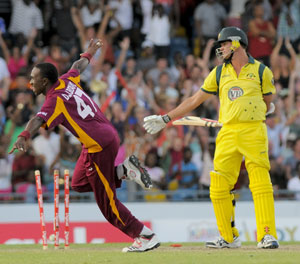 West Indies draw series with Australia after 14-run win