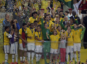 Brazil media acclaims national team's Confederations Cup win