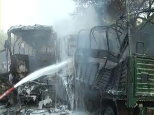 Bus carrying women kabaddi players meets with an accident