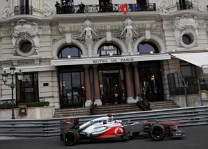 Jenson Button fastest in second practice at Monaco GP